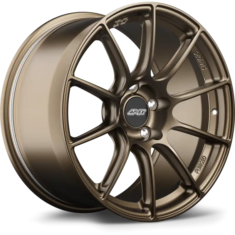 Apex SM-10RS Forged Alloy Wheel 18x9 ET30 5x120 Satin Bronze 72.56mm C Markdown
