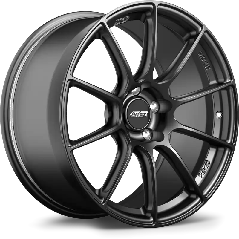 Apex SM-10RS Forged Alloy Wheel 19x9 ET25 5x112 Satin Black 66.6mm CB Luxury
