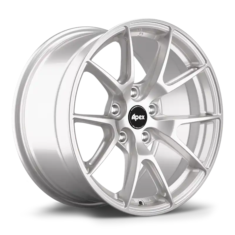 Apex VS-5 Alloy Wheel 17x9.5 ET35 5x120 Race Silver 72.56mm CB Handmade