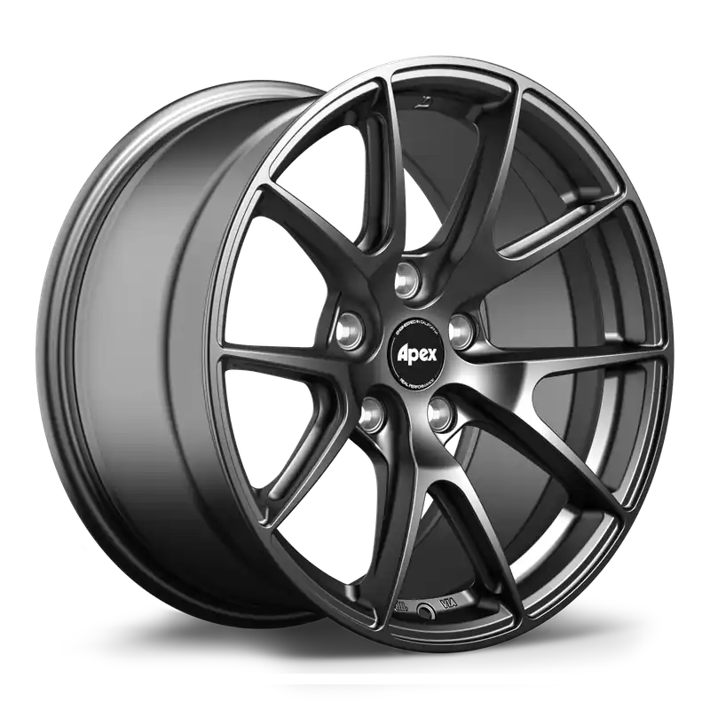 Markdown Apex VS-5 Alloy Wheel 17x9 ET35 5x114.3 Satin Black 73.1mm CB