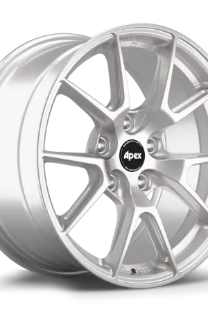 Apex VS-5 Alloy Wheel 17x9 ET42 5x112 Race Silver 57.1mm CB Next Day Delivery