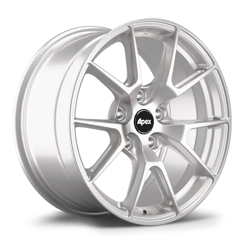 Apex VS-5 Alloy Wheel 17x9 ET42 5x112 Race Silver 57.1mm CB Next Day Delivery