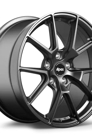 Apex VS-5 Alloy Wheel 18x10 ET58 5x120.65 Satin Black 70.3mm CB In Demand
