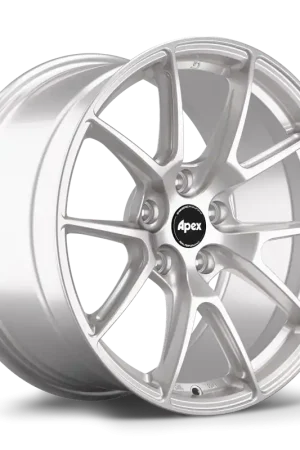 Apex VS-5 Alloy Wheel 18x11 ET52 5x114.3 Race Silver 70.5mm CB Handmade