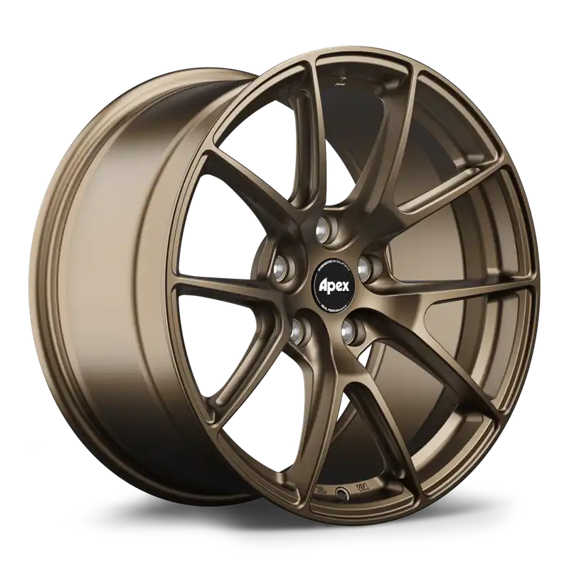 Apex VS-5 Alloy Wheel 18x11 ET52 5x114.3 Satin Bronze 70.5mm CB Free Shipping