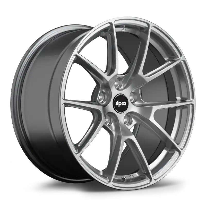Apex VS-5 Alloy Wheel 18x9.5 ET40 5x114.3 Hyper Black 73.1mm CB In Demand