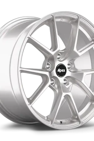 Apex VS-5 Alloy Wheel 18x9.5 ET58 5x120 Race Silver 72.56mm CB Deal