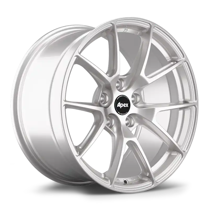 Apex VS-5 Alloy Wheel 18x9 ET30 5x120 Race Silver 72.56mm CB Premium