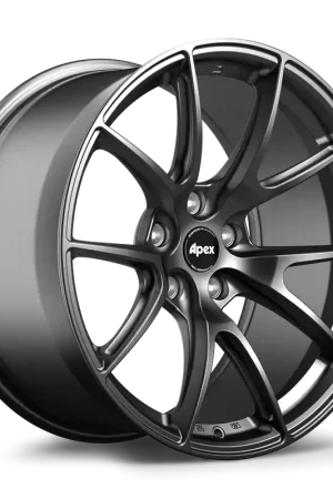 Final Sale Apex VS-5 Alloy Wheel 19x10 ET25 5x120 Satin Black 72.56mm CB