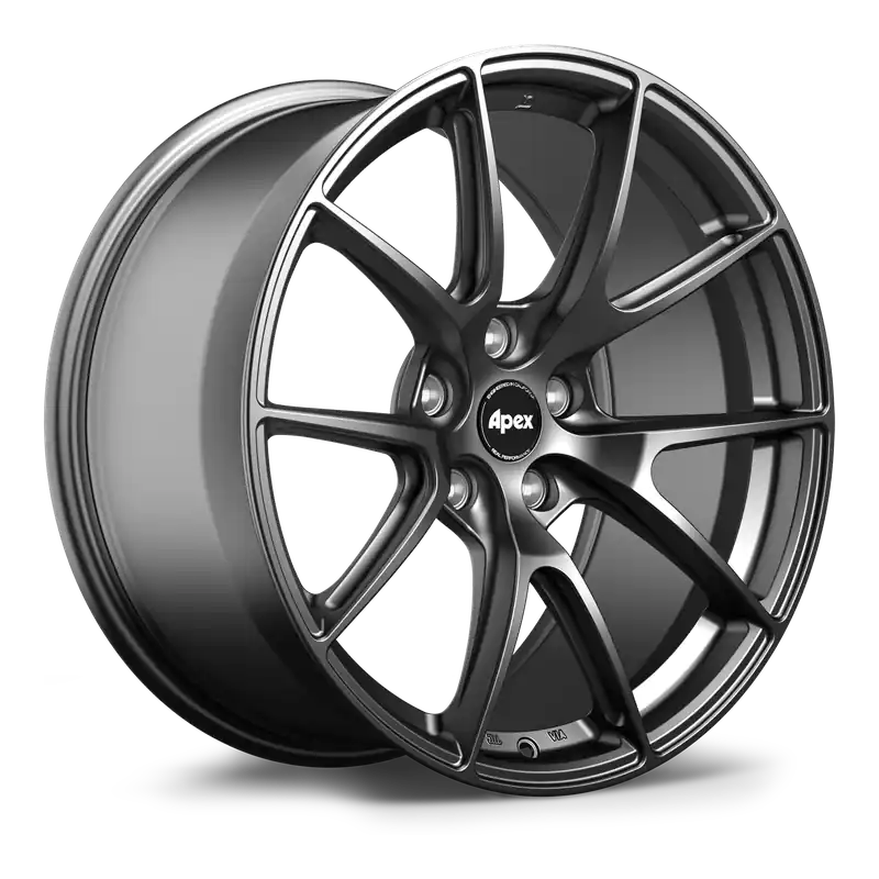 Budget Apex VS-5 Alloy Wheel 19x10 ET38 5x112 Satin Black 66.6mm CB