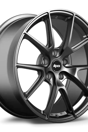 Professional Grade Apex VS-5 Alloy Wheel 19x10 ET40 5x114.3 Satin Black 70.5mm CB
