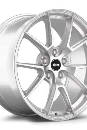 Apex VS-5 Alloy Wheel 19x9 ET42 5x112 Race Silver 57.1mm CB Premium