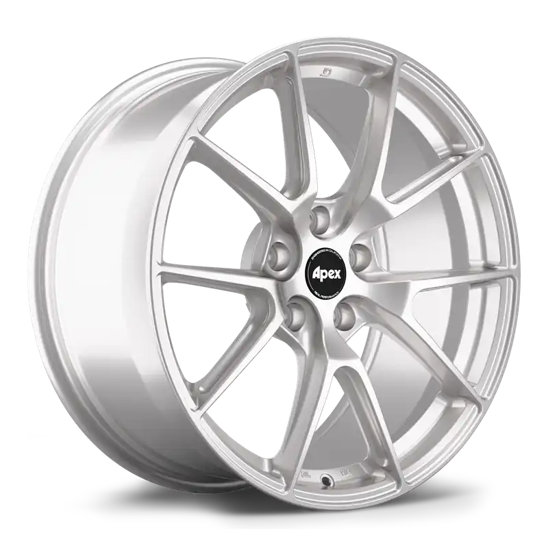 Apex VS-5 Alloy Wheel 19x9 ET42 5x112 Race Silver 57.1mm CB Premium