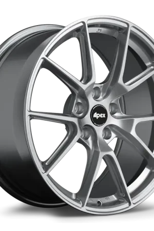 Apex VS-5 Alloy Wheel 19x9 ET42 5x112 Hyper Black 57.1mm CB Budget