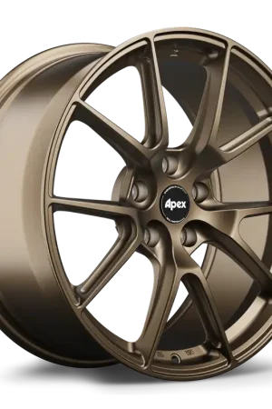 Apex VS-5 Alloy Wheel 19x9 ET42 5x112 Satin Bronze 57.1mm CB Certified
