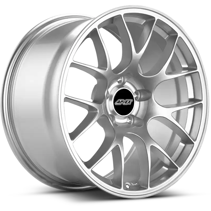 Popular Apex EC-7 Alloy Wheel 18x9 ET31 5x120 Race Silver 72.56mm CB