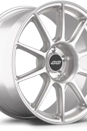 Direct From Manufacturer Apex SM-10 Alloy Wheel 18x9 ET42 5x112 Race Silver 57.1mm CB