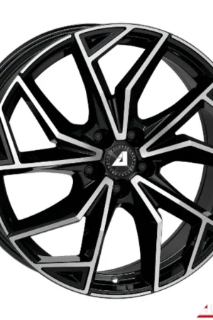 ALUTEC ADX.02 Alloy Wheel 19x8 ET48 5x108 Diamond Black Polished 63.4m Express Delivery