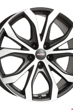 ALUTEC W10X Alloy Wheel 18x8 ET45 5x108 Racing Black Polished 70.1mm C Crafted