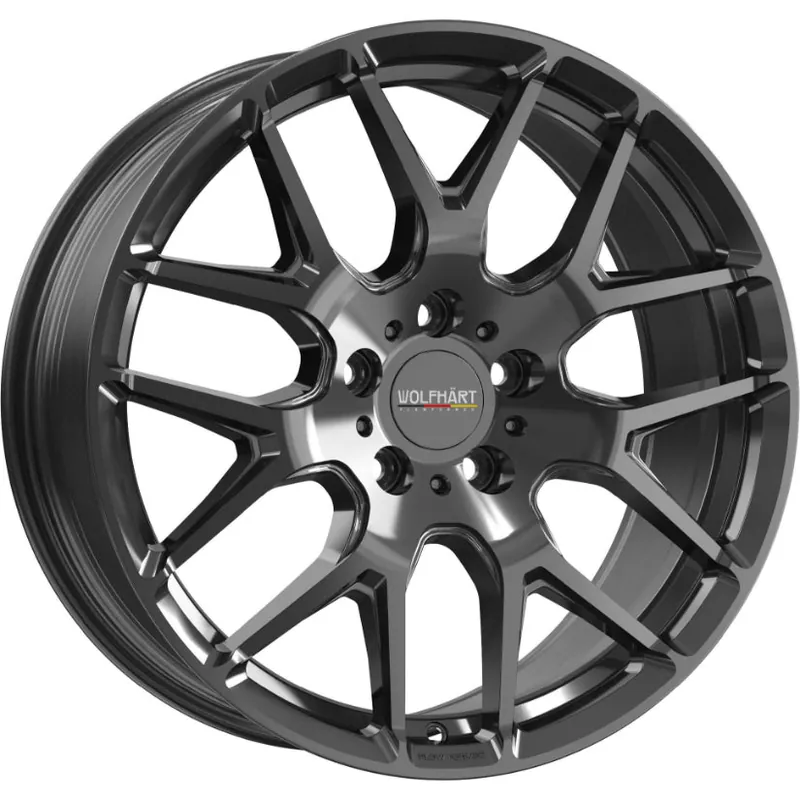 Express Delivery Wolfhart Flowformed Munich 3 Alloy Wheel 19x8.5 ET42 5x112 Gloss Black
