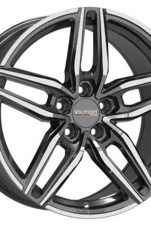 Wolfhart Flowformed Talon 2 Alloy Wheel 18x8.5 ET42 5x112 Gloss Black Authentic
