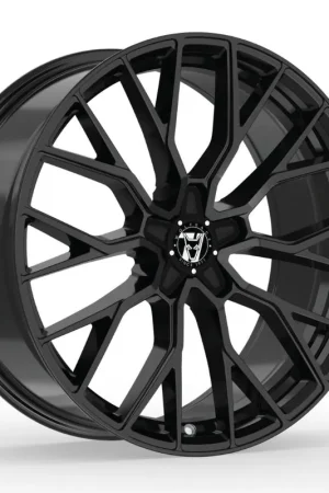 New Arrival Wolfrace 71 Munich GTR Alloy Wheel 22x9.5 ET35 5x115 Gloss Raven Black