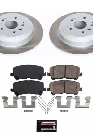 Power Stop 14-16 Acura MDX Rear Semi-Coated Rotor Kit — PMD Premier Motoring Development Express Delivery