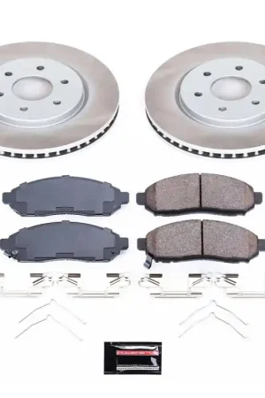 Power Stop 16-22 Nissan Frontier Front Semi-Coated Rotor Kit — PMD Premier Motoring Development Handmade