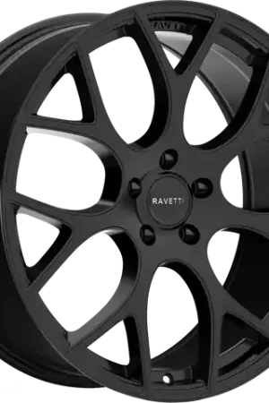 RAVETTI M8 5X120 20x8.5 +32 FULL SATIN BLACK Wholesale