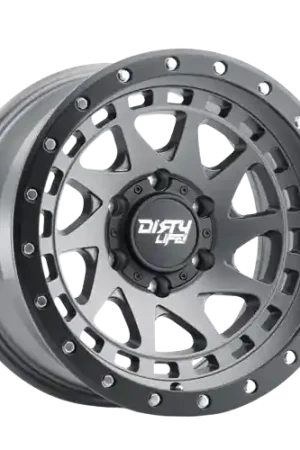 Reduced Price Dirty Life Enigma 9311 6x139.7 17x9-12 Satin Graphite/Black Lip