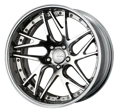 Work Gnosis Cvx 5x112 19x8+38 H Disk Buff Finish Authentic