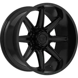 Top Pick Gear Off Road 765B 5x127/5x139.7 20x9 +0 Gloss Black w/Lip Logo