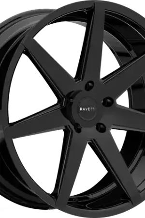 Buy Today RAVETTI M7 5X112 20x8.5 +35 FULL GLOSS BLACK