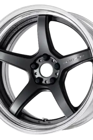 Work T5R 2P 5x114.3 18x10.0 +38 Matte Gunmetal Free Returns