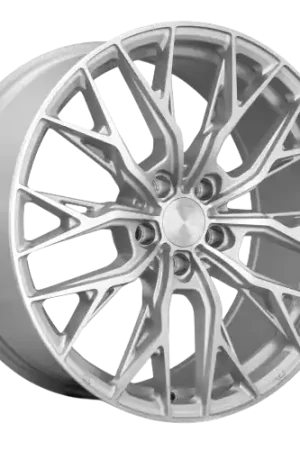 MRR GF5 5x120 20x10  +23 Silver Machine Face fit Camaro Money Back Guarantee