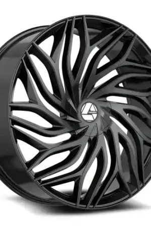 Azara AZA-537 5x114.3/5x120 18x8 +35 Gloss Black Fan Favorite