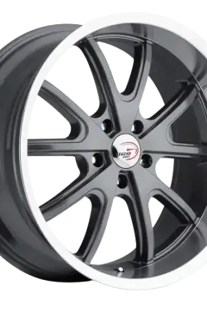 Price Drop Vision American-Muscle 143 Torque 5x115 18x9.5+12 Gunmetal Machined Lip
