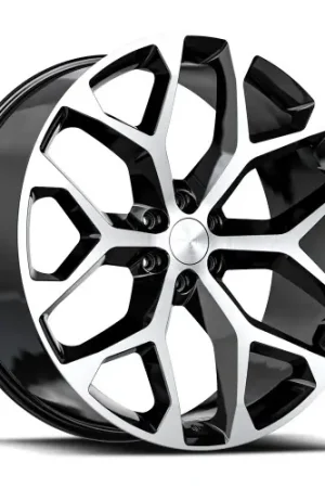 O.E. Revolution G-09 6x139.7 20x9 +24 Gloss Black & Machined Trending