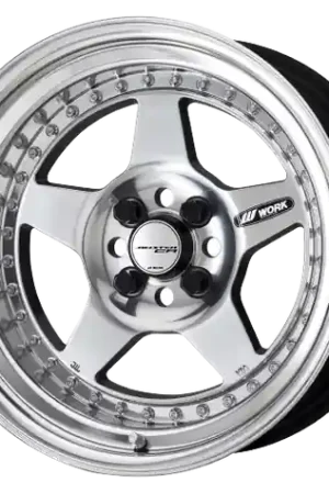 Work Meister Cr01 4x114.3 15x9.5+-34 T Disk Bright Buff Finish Latest