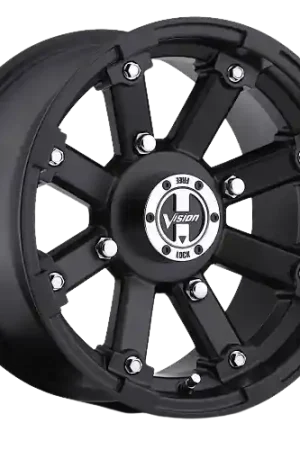 In Demand Vision ATV 393 Lock Out 4x156 12x8-10 Matte Black