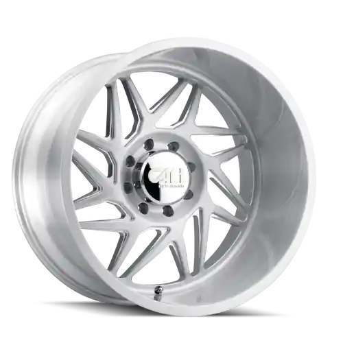 Money Back Guarantee Cali Off-Road Gemini 9112 8x170 24x14-76 Brushed & Clear Coated