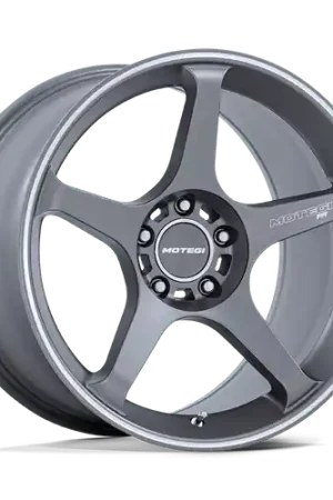 Motegi MR159 BATTLE V 5X114.3 17x9.5 +35 GUNZILLA W/ MACHINED LIP STRIPE Deal