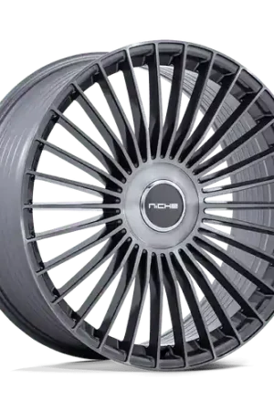 Free Shipping Niche 1PC NC282 SERENE 5X112/5X120 22x9 +20 GLOSS TITANIUM BRUSHED