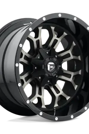 Fuel 1PC D561 CRUSH 8X170 18X9 +1 GLOSS MACHINED DOUBLE DARK TINT Best Seller