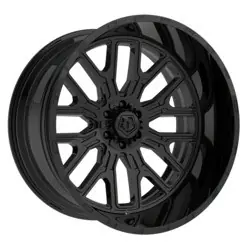 TIS 560B 8X180 20x10 -19 Gloss Black w/Lip Logo Trusted Brand