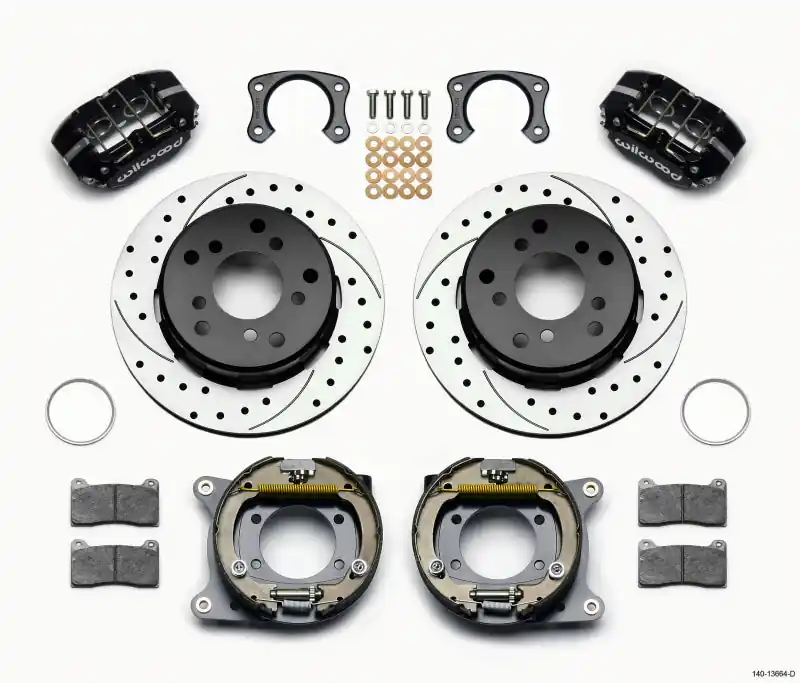 Wilwood Dynapro Lug Mount P/S Park Brake Kit Drilled Big Ford New 2.38 — PMD Premier Motoring Development Top Rated