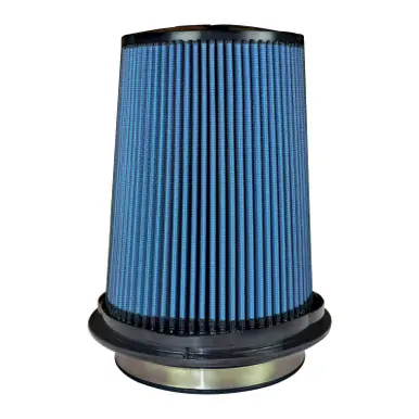 Injen SuperNano Web Dry Air Filter - 5in Flange ID / 7in  Base / 7.9in Media Height / 5in Top - X-1107-BB Price Drop