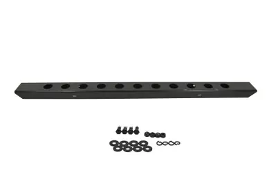 Today Only Kentrol 45-86 Jeep CJ 54 Inch Front Bumper with holes - Powdercoat Black - 50429