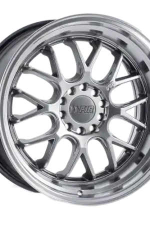 F1R F21 5x100/5x114.3 18x8.5 +38 Hyper Black/Polish Lip v2 Holiday Sale