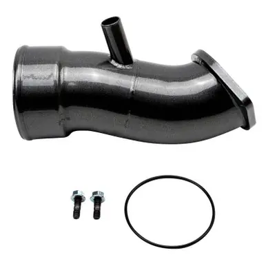 Discount Wehrli 2020+ Chevrolet 6.6L L5P Duramax 3.5in Intake Horn w/PCV Port - Fine Texture Black - WCF100833-FTB